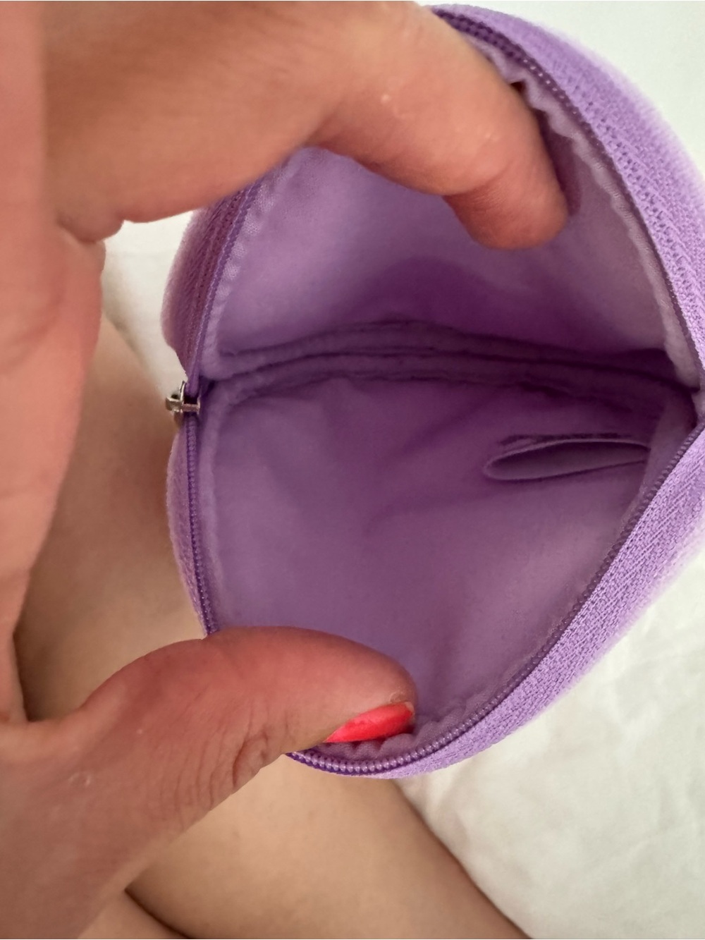 CHANEL Lavender Round Chance Cosmetic Pouch - Picture 4 of 4